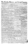 Reading Mercury Monday 21 February 1774 Page 1