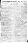 Reading Mercury Monday 16 May 1774 Page 1