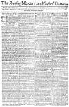 Reading Mercury Monday 27 June 1774 Page 1
