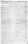 Reading Mercury Monday 18 July 1774 Page 1