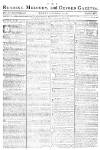 Reading Mercury Monday 12 September 1774 Page 1