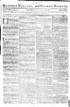 Reading Mercury Monday 07 November 1774 Page 1