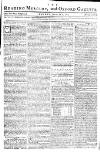 Reading Mercury Monday 09 January 1775 Page 1