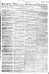Reading Mercury Monday 16 January 1775 Page 1
