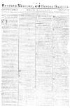 Reading Mercury Monday 09 October 1775 Page 1