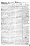 Reading Mercury Monday 22 January 1776 Page 1