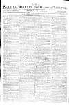 Reading Mercury Monday 22 April 1776 Page 1