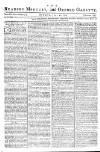 Reading Mercury Monday 17 June 1776 Page 1