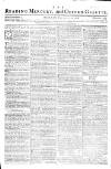 Reading Mercury Monday 02 December 1776 Page 1