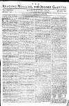 Reading Mercury Monday 16 December 1776 Page 1