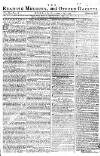 Reading Mercury Monday 13 September 1779 Page 1