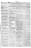 Reading Mercury Monday 15 November 1779 Page 1