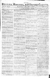 Reading Mercury Monday 13 December 1779 Page 1