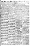 Reading Mercury Monday 16 April 1781 Page 1