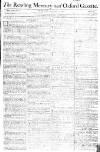 Reading Mercury Monday 31 December 1781 Page 1