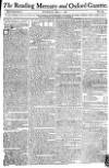 Reading Mercury Monday 01 April 1782 Page 1