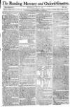 Reading Mercury Monday 10 June 1782 Page 1