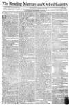 Reading Mercury Monday 20 January 1783 Page 1