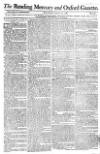 Reading Mercury Monday 14 April 1783 Page 1