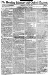 Reading Mercury Monday 30 June 1783 Page 1