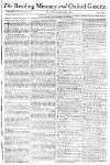 Reading Mercury Monday 29 March 1784 Page 1