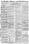 Reading Mercury Monday 13 September 1784 Page 1