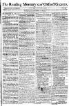Reading Mercury Monday 01 November 1784 Page 1