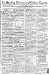 Reading Mercury Monday 06 December 1784 Page 1
