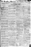 Reading Mercury Monday 03 January 1785 Page 1