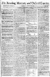 Reading Mercury Monday 28 February 1785 Page 1