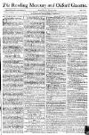 Reading Mercury Monday 09 May 1785 Page 1