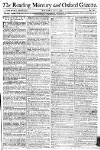 Reading Mercury Monday 04 July 1785 Page 1