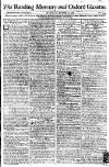 Reading Mercury Monday 12 September 1785 Page 1