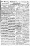 Reading Mercury Monday 10 October 1785 Page 1