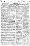 Reading Mercury Monday 21 November 1785 Page 1