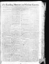 Reading Mercury Monday 16 October 1786 Page 1