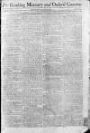 Reading Mercury Monday 09 July 1787 Page 1