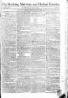Reading Mercury Monday 22 January 1787 Page 1