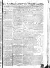 Reading Mercury Monday 29 September 1788 Page 1