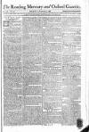 Reading Mercury Monday 29 December 1788 Page 1