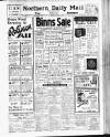 Hartlepool Northern Daily Mail Monday 14 January 1935 Page 1