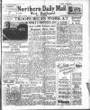 Hartlepool Northern Daily Mail Monday 13 January 1947 Page 1