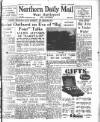 Hartlepool Northern Daily Mail Saturday 22 November 1947 Page 1