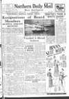 Hartlepool Northern Daily Mail Thursday 16 March 1950 Page 1