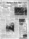 Hartlepool Northern Daily Mail Wednesday 06 January 1954 Page 1