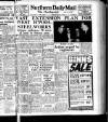 Hartlepool Northern Daily Mail Tuesday 08 January 1957 Page 1