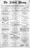 Lichfield Mercury Friday 15 August 1884 Page 1