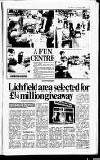 Lichfield Mercury Friday 11 January 1985 Page 13