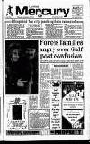 Lichfield Mercury Friday 25 January 1991 Page 1