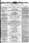Shoreditch Observer Saturday 02 May 1857 Page 1